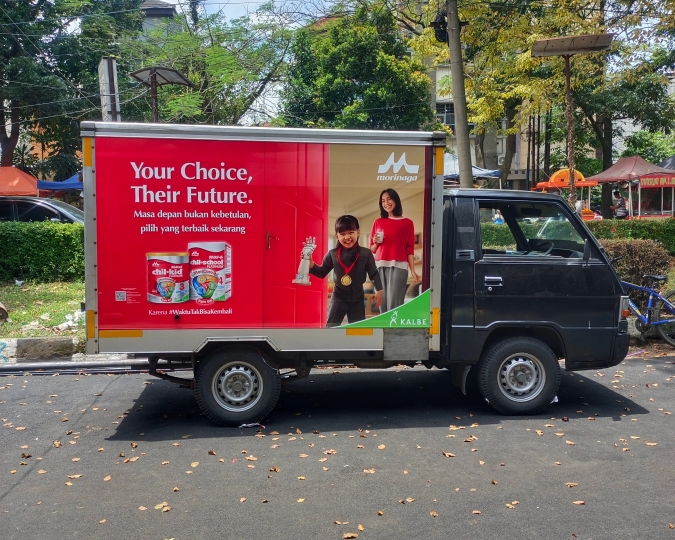 Branding Kendaraan Hasil Pekerjaan Tukang Branding