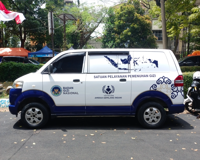 Branding Kendaraan Hasil Pekerjaan Tukang Branding MBG BGN