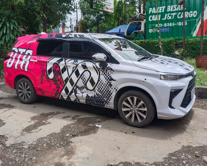 Branding Kendaraan Hasil Pekerjaan Tukang Branding SUV