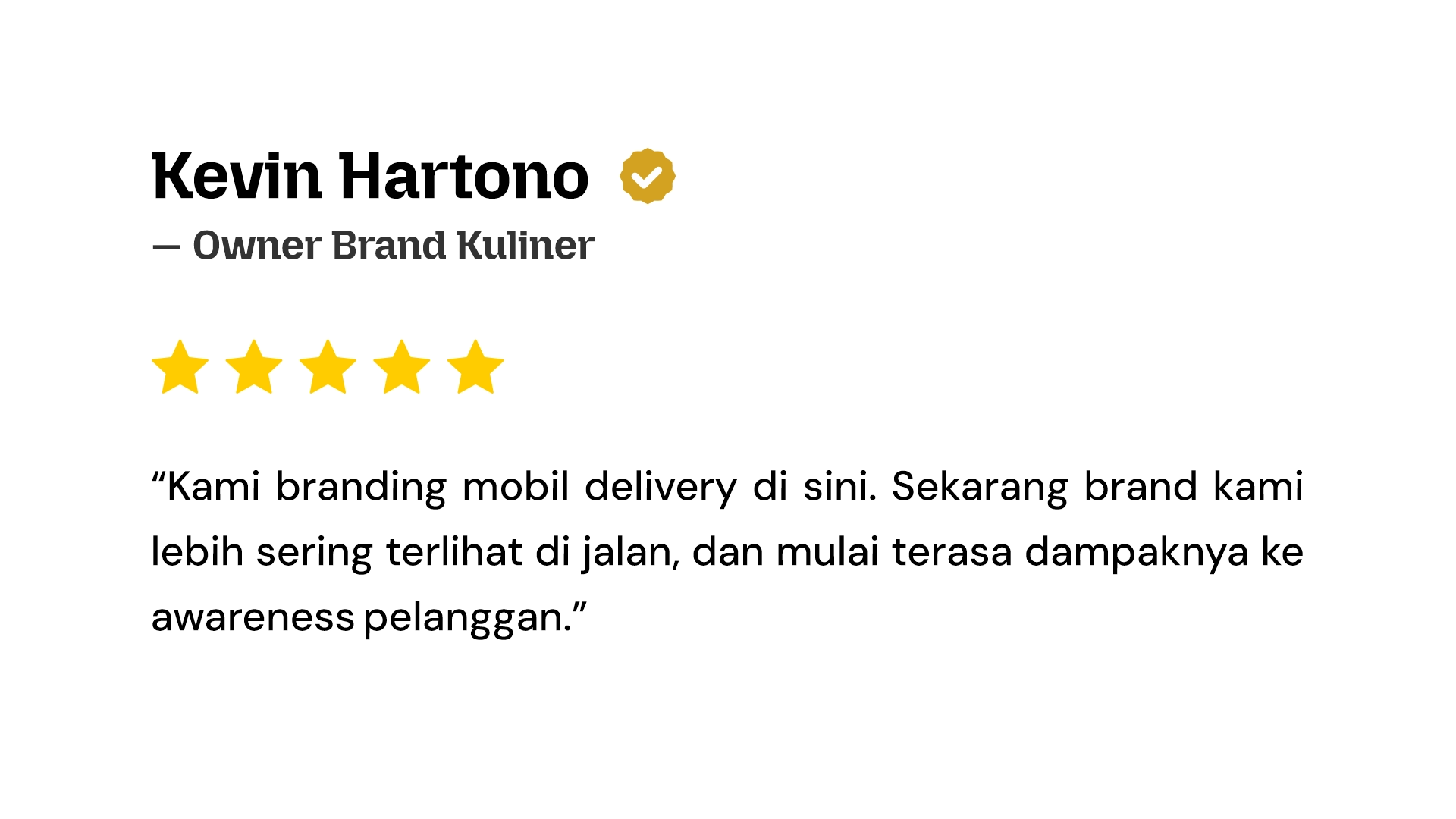 Ulasan 3 - Tukang Stiker PRO - Testimoni