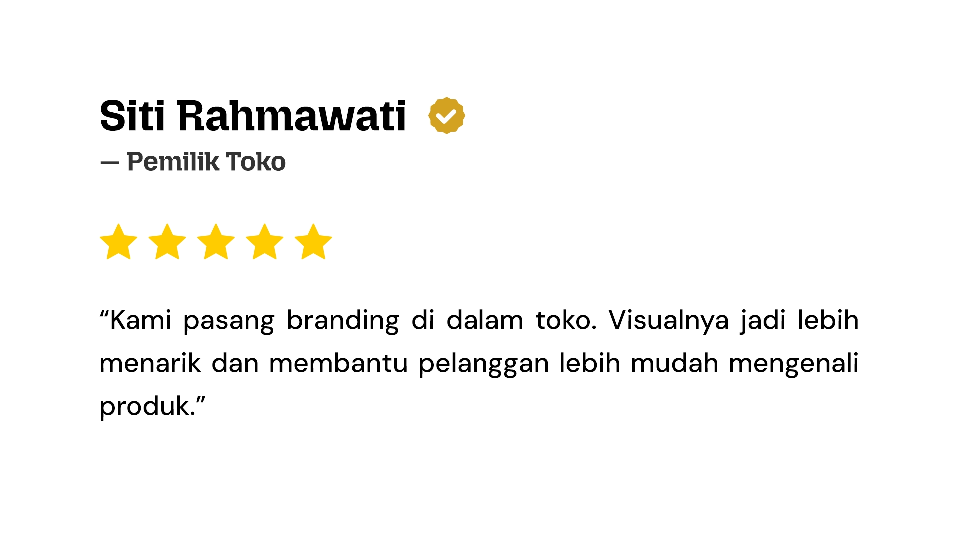 Ulasan 8 - Tukang Stiker PRO - Testimoni