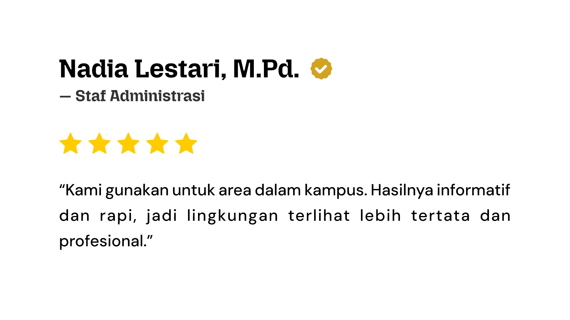 Ulasan 9 - Tukang Stiker PRO - Testimoni