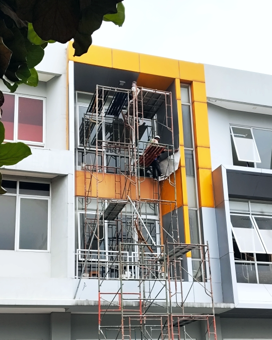Jasa Stiker Fasad Gedung 001 Tukang Stiker PRO
